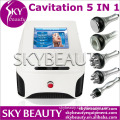 5in1 Ultrasonic Cavitation Vacuum RF Multipolar RF Body Slimming Machine